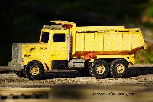 What is the financing for dump trucks